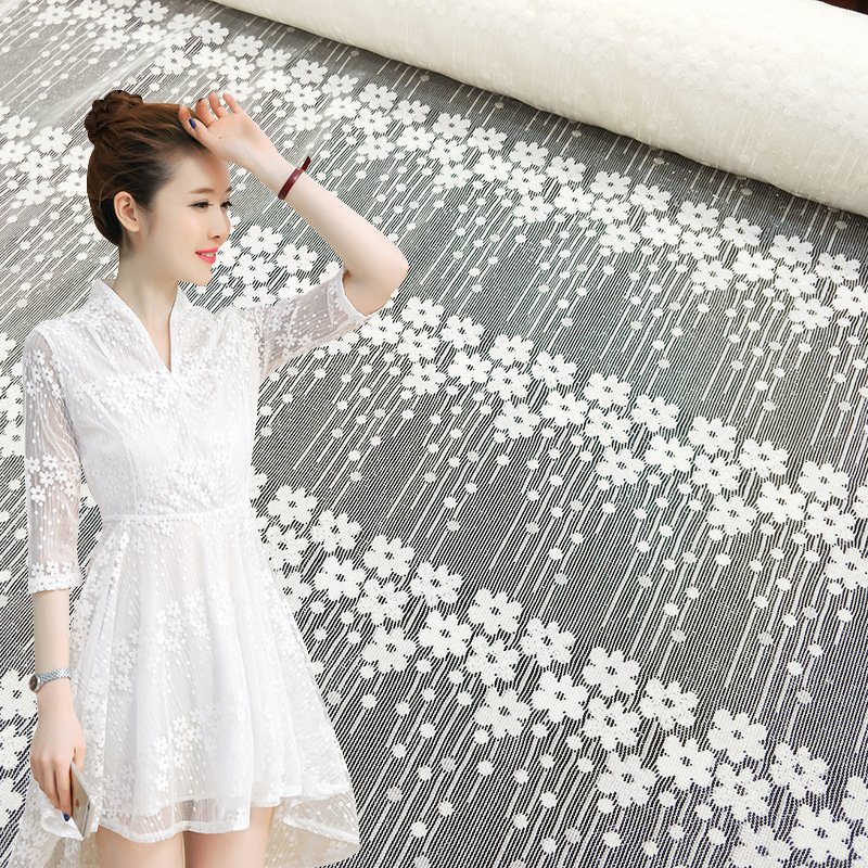 Dress Bridal Evening Polyester Lace Fabric for Women's Wear Wholesale 9